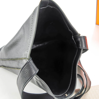 Hermes Lambskin Toudou Perfore Crossbody Bag Black 5 of 7