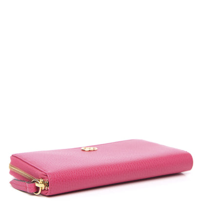 Gucci Dollar Calfskin GG Marmont Zip Around Wallet Box Pink 4 of 7