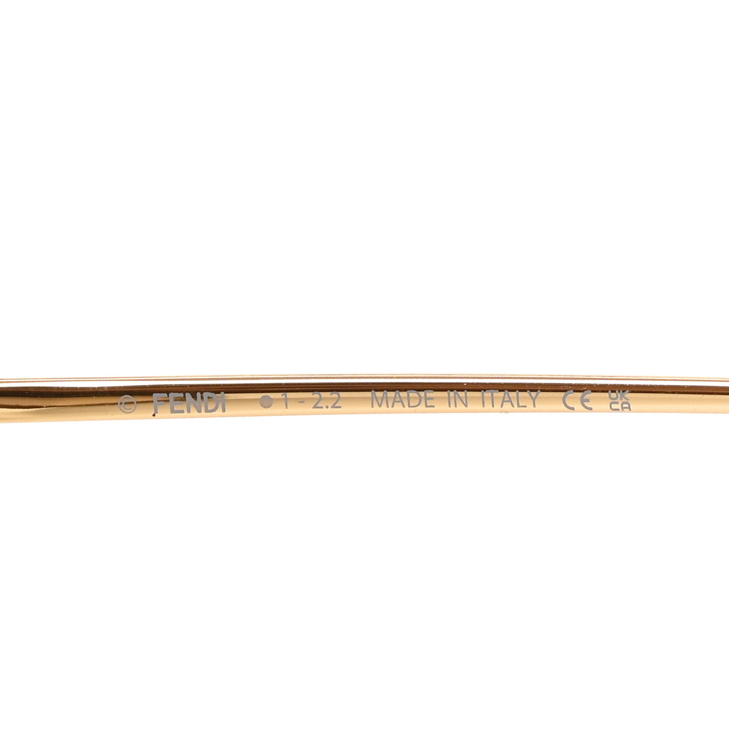 Fendi Acetate FF Butterfly Sunglasses FE40012U Gold Brown 5 of 7