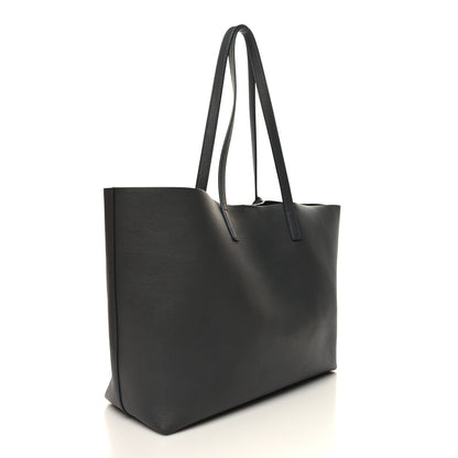 Saint Laurent Calfskin Large Shopping Tote Storm 4 of 13