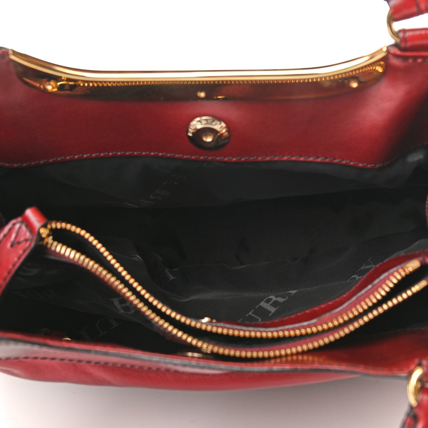 Lambskin Small Hepburn Satchel Red