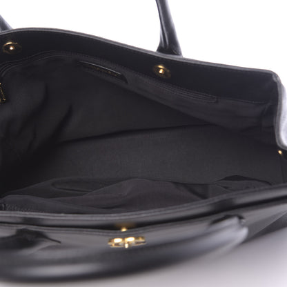 Chanel Calfskin Cerf Shopper Tote Black 5 of 16