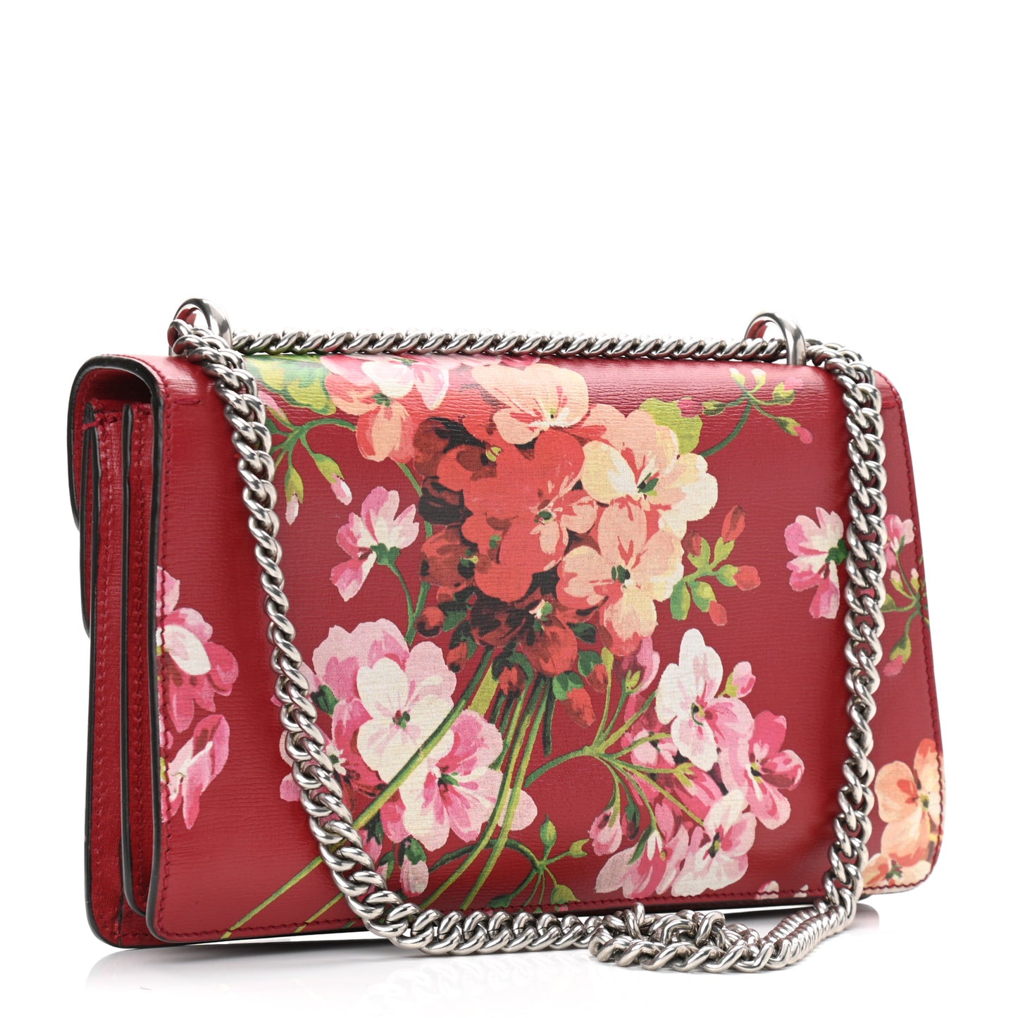 Calfskin Blooms Print Small Dionysus Shoulder Bag Romantic Cherry Multicolor