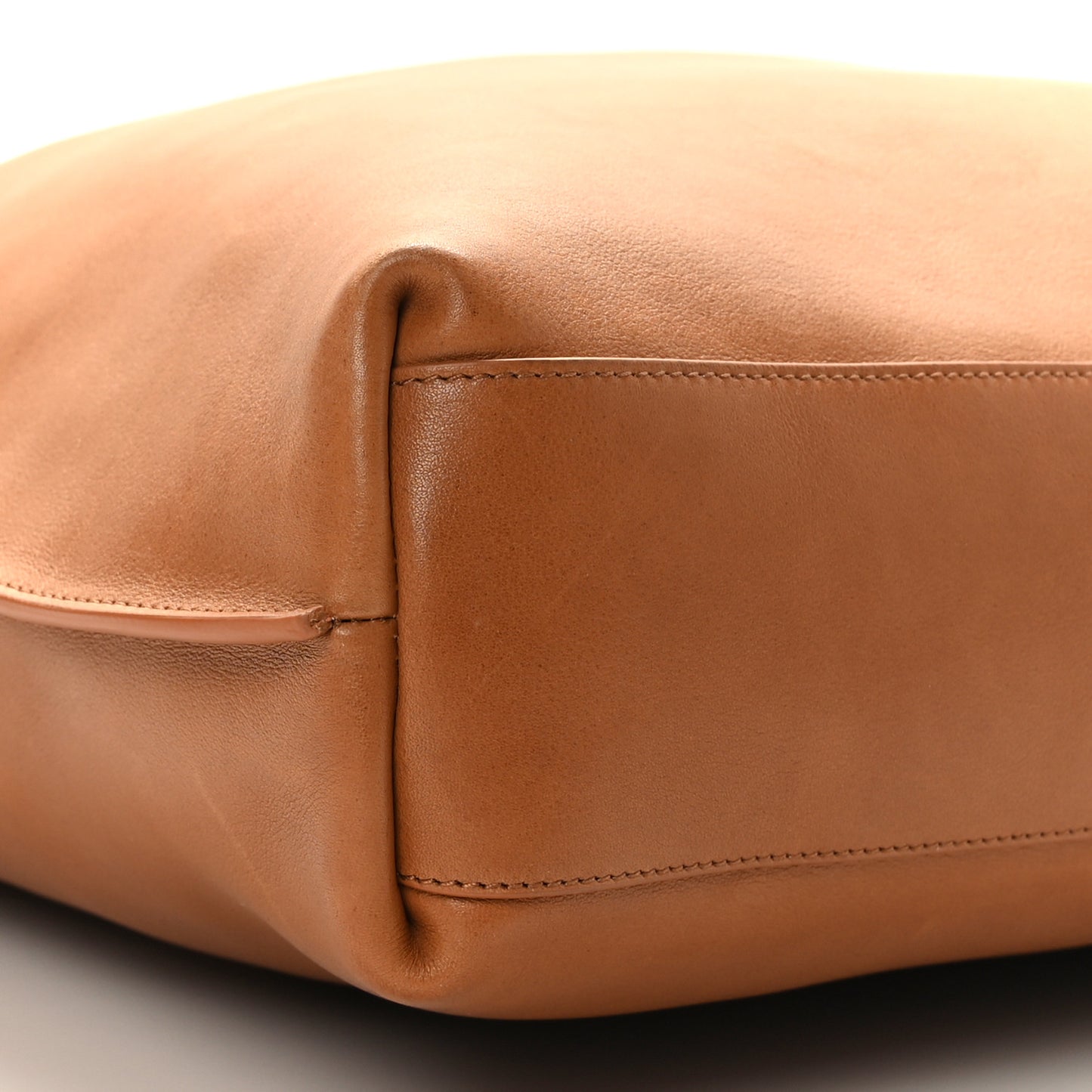 Calfskin Tag Hobo Tan
