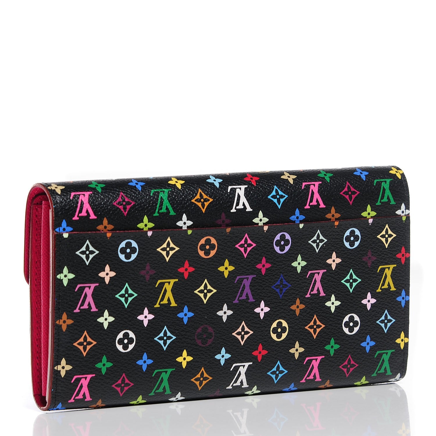 Louis Vuitton Monogram Multicolor Sarah Wallet Black Grenade 3 of 7