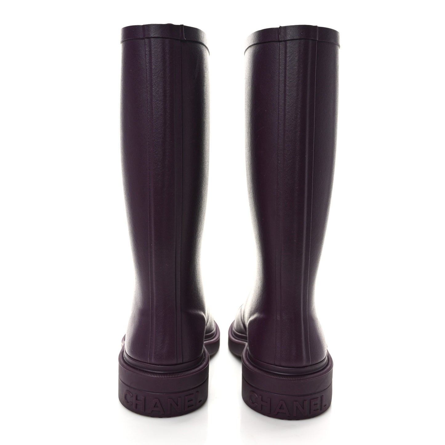 Caoutchouk CC High Boots 37 Dark Purple