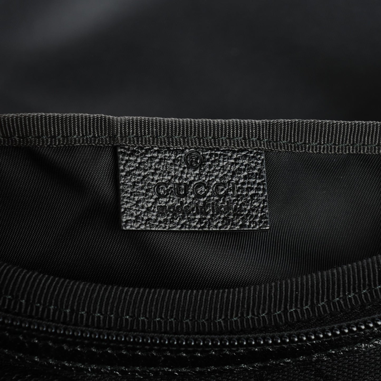 Monogram Large Diaper Bag Black