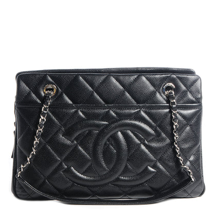 Chanel Caviar CC Timeless Tote Black 1 of 7