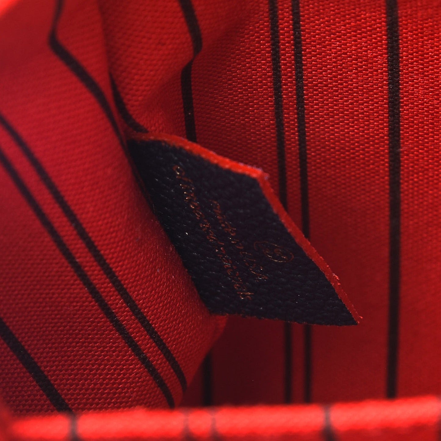 Empreinte Pochette Metis Marine Rouge