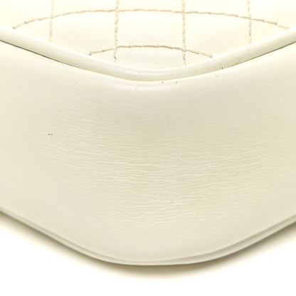 Gucci Calfskin Web Trapuntata Mini Shoulder Bag Off White 8 of 9
