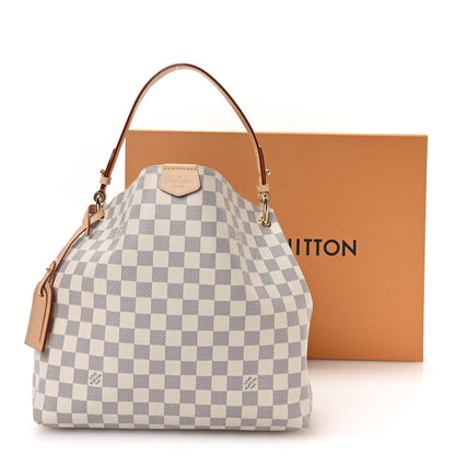 Louis Vuitton Damier Azur Graceful PM Rose Ballerine 10 of 10