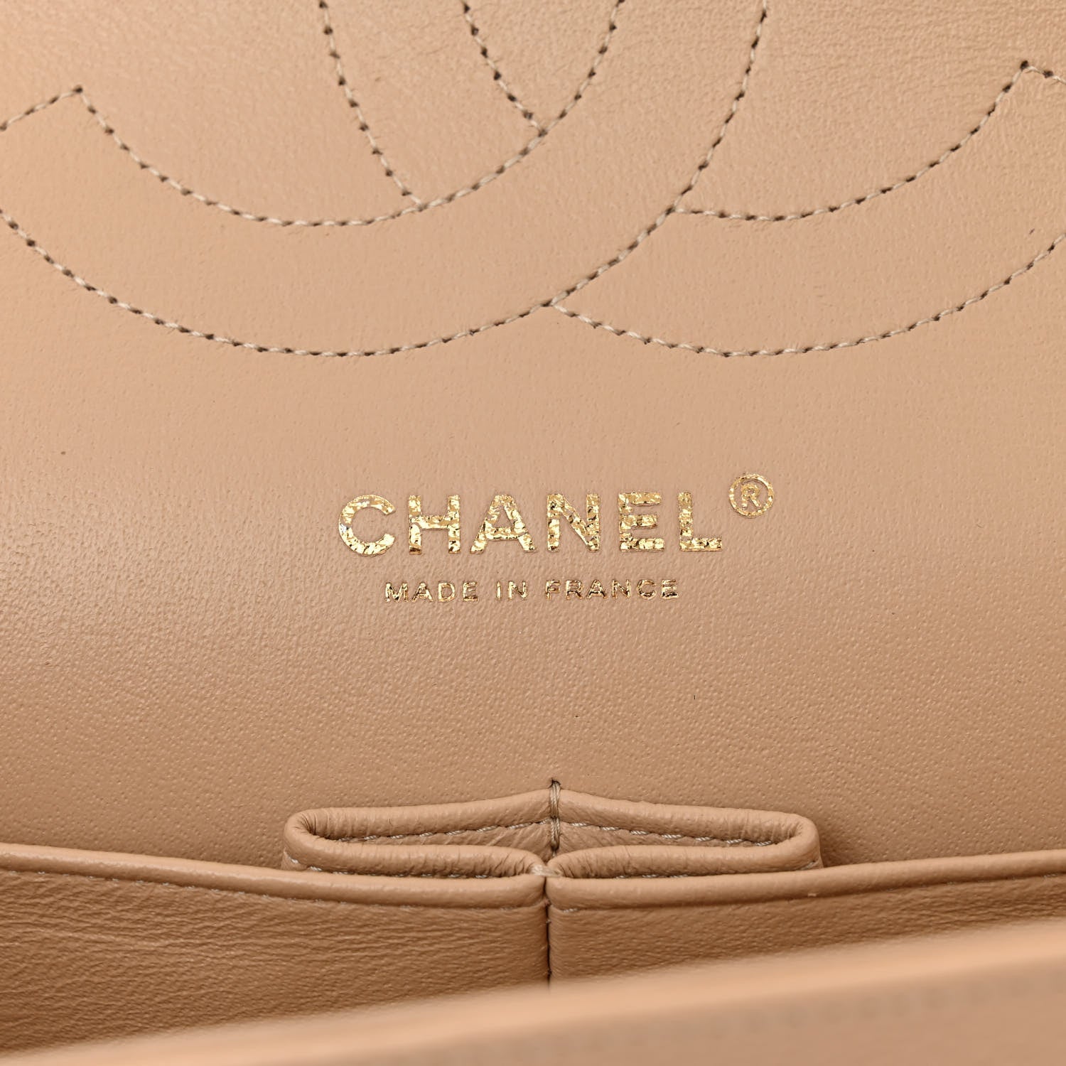 Chanel Caviar Quilted Jumbo Double Flap Beige 6 of 13