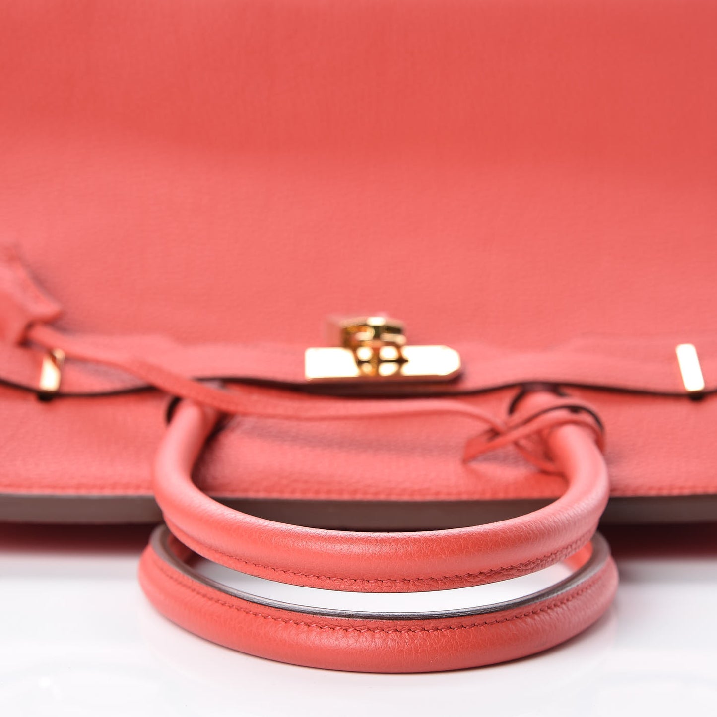 Togo Birkin 35 Rouge Pivoine