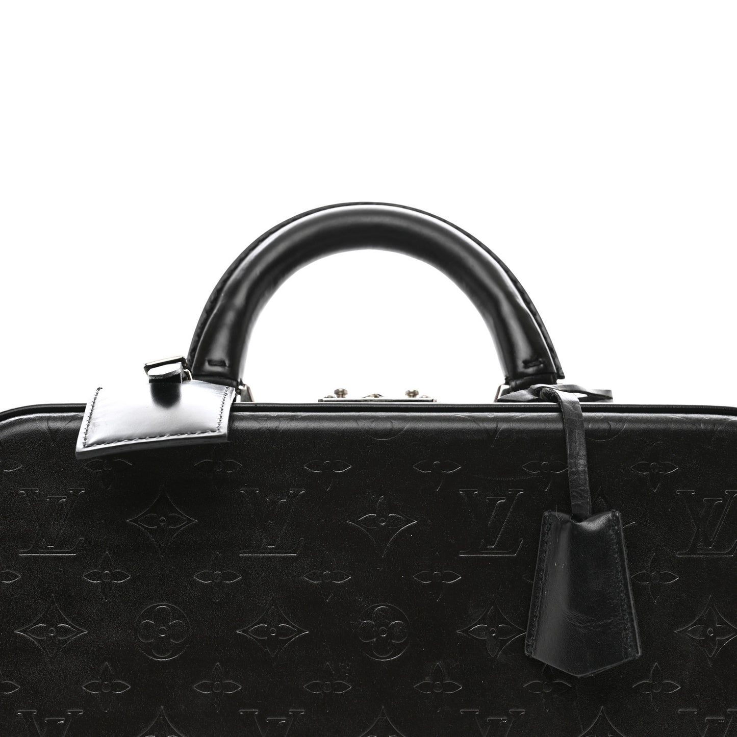 Monogram Glace Valisette MM Black