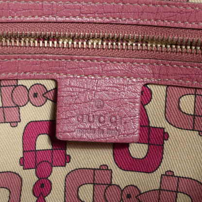 Gucci Monogram Large Jolicoeur Tote Pink 6 of 7