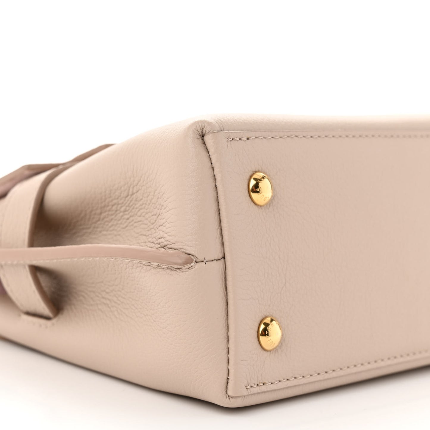 Soft Calfskin Mini Lockme Ever Greige