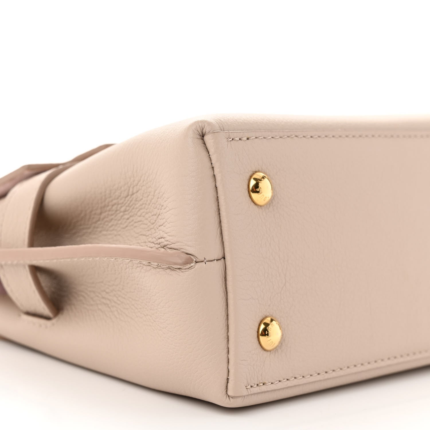 Louis Vuitton Soft Calfskin Mini Lockme Ever Greige 8 of 9