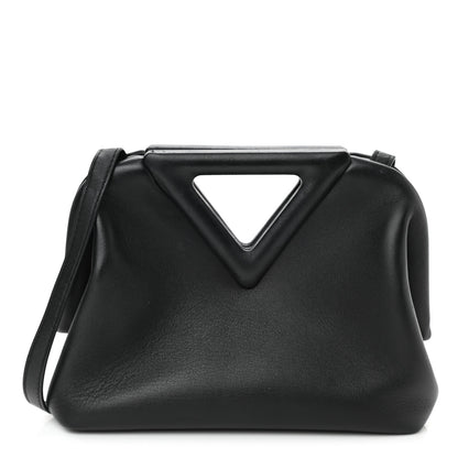 Bottega Veneta Calfskin Small The Point Triangle Bag Black 1 of 7