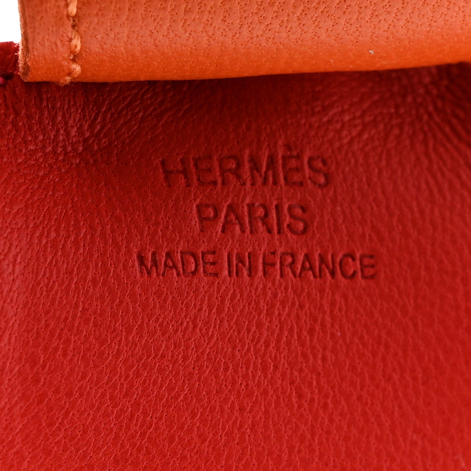 Hermes Milo Lambskin Grigri Rodeo Horse Bag Charm MM Rouge Rose Indien Jaipur Feu 3 of 3