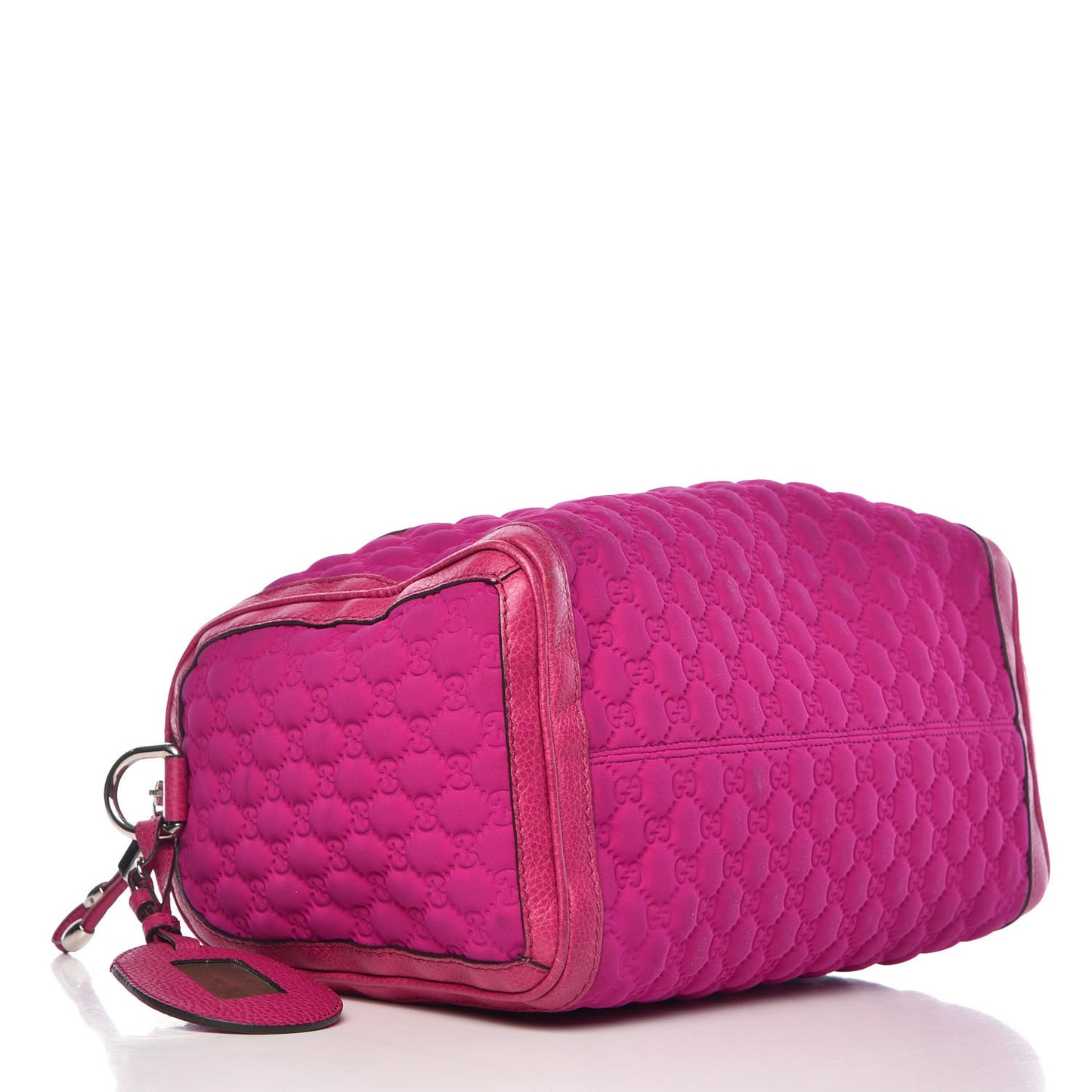 Guccissima Neoprene Techno Tag Medium Boston Magenta