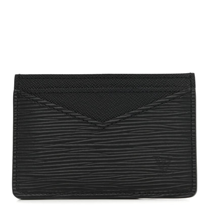Louis Vuitton Epi Neo Porte-Cartes Card Holder Black 1 of 7