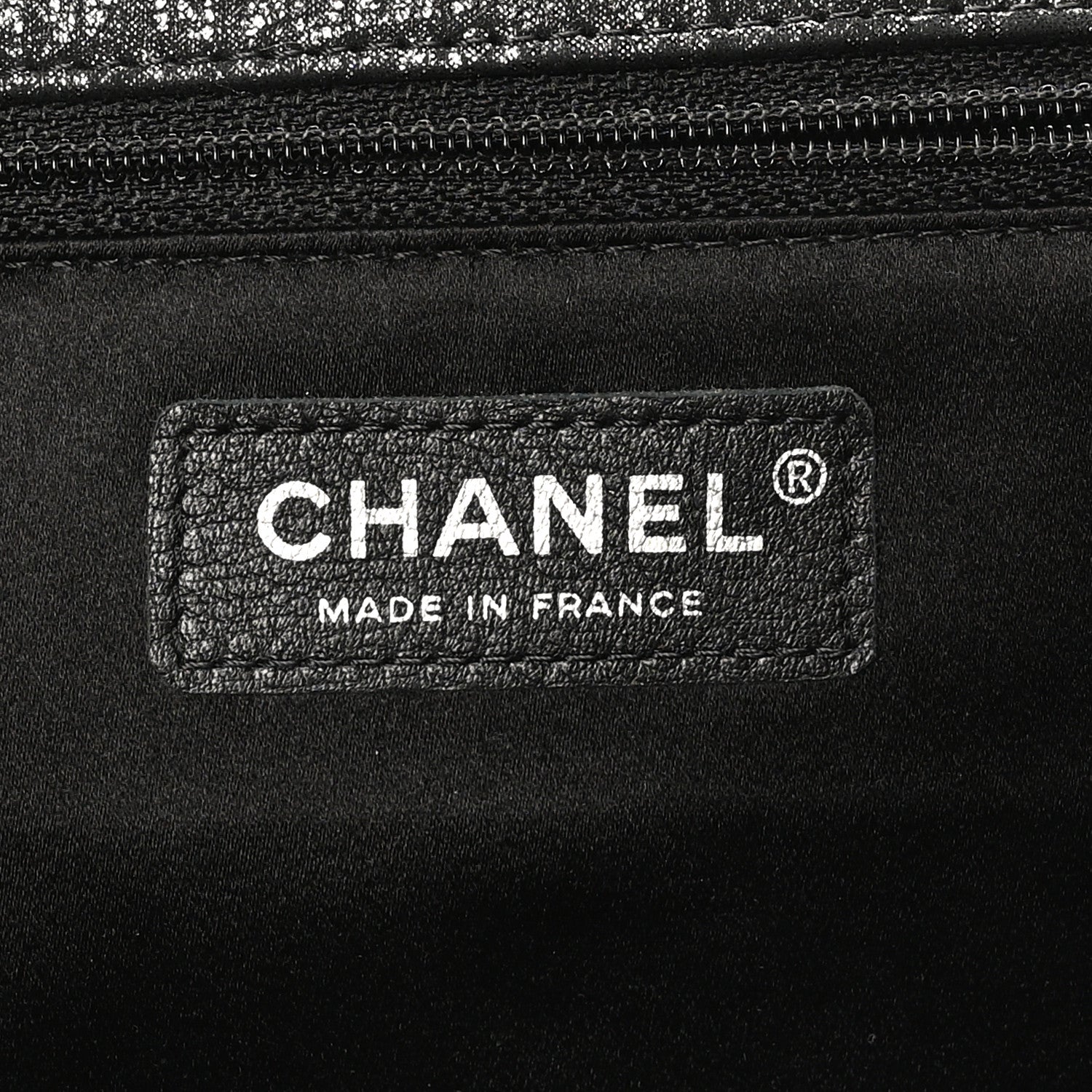 Chanel Glitter Fabric Quilted Flap Clutch With Butterfly Chain Black 6 of 10