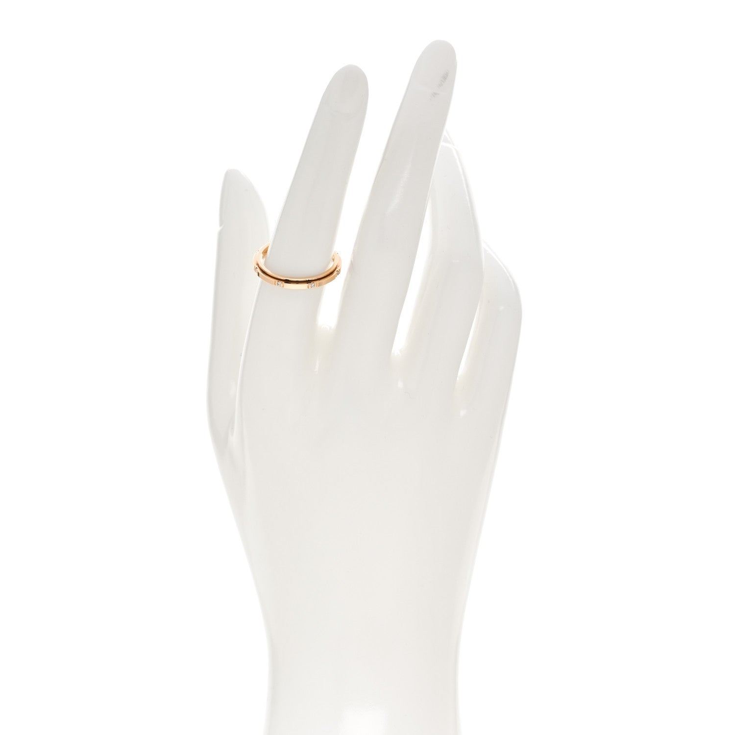 Piaget 18K Rose Gold Diamond Small Possession Band Ring 55 7.25 2 of 5
