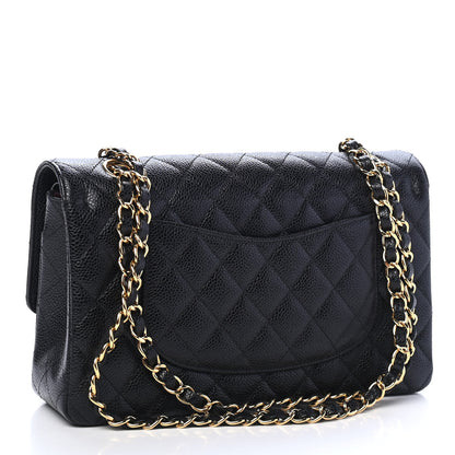 Chanel Caviar Quilted Medium Double Flap Black 3 of 9