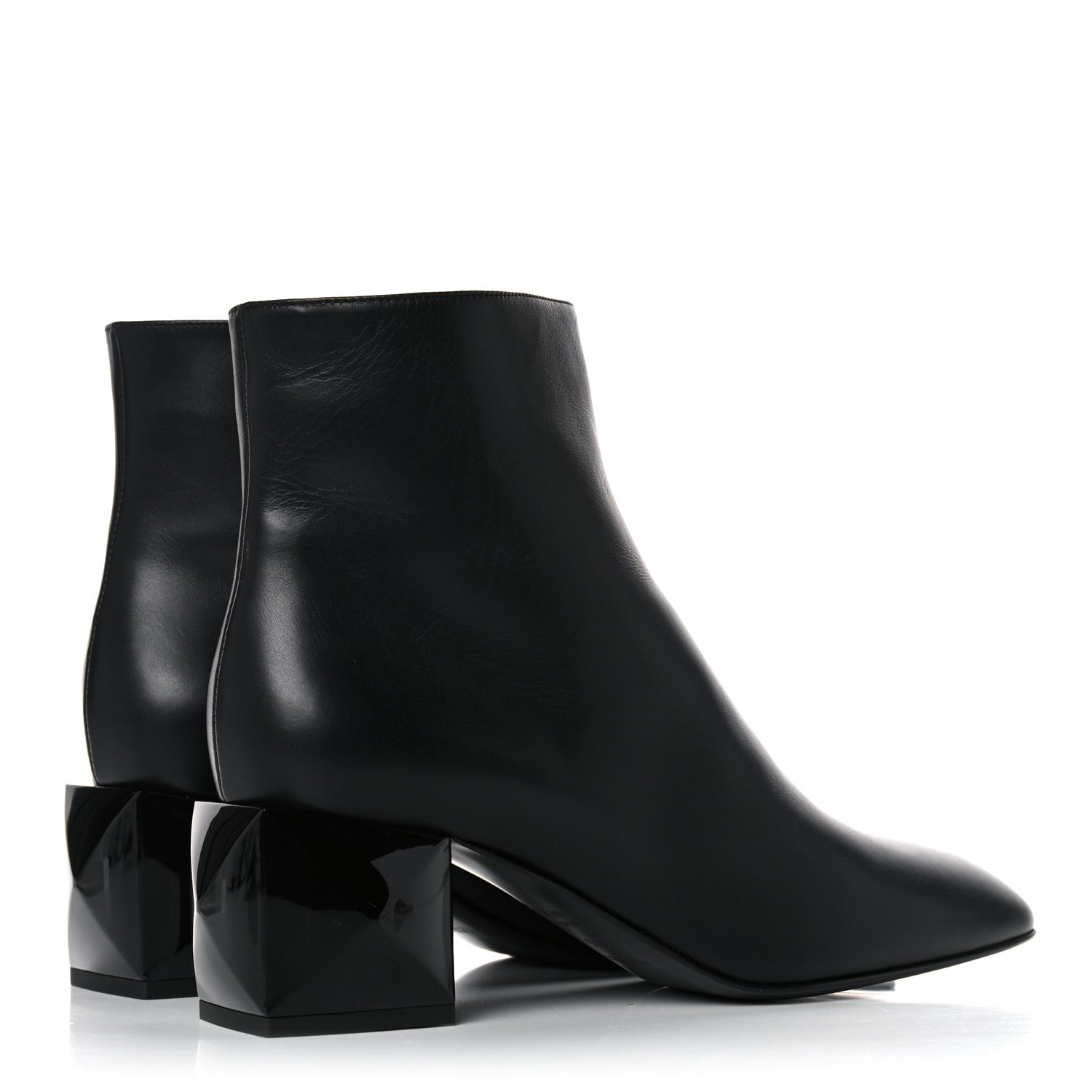 Hermes Nappa Carlie Ankle Boots 40 Black 4 of 14