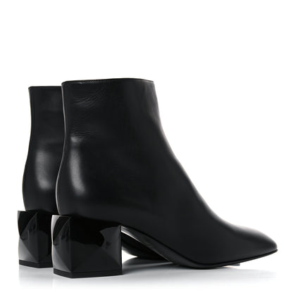Hermes Nappa Carlie Ankle Boots 40 Black 4 of 14