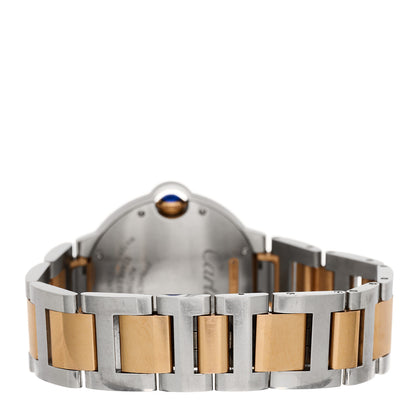 Cartier Stainless Steel 18K Pink Gold 36mm Ballon Bleu De Cartier Automatic Watch 3 of 5