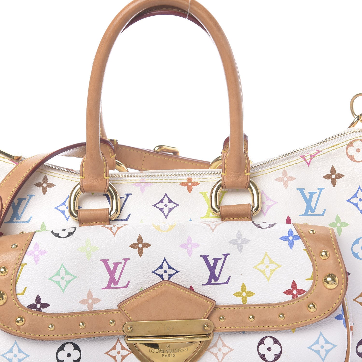 Louis Vuitton Monogram Multicolor Rita White 9 of 12