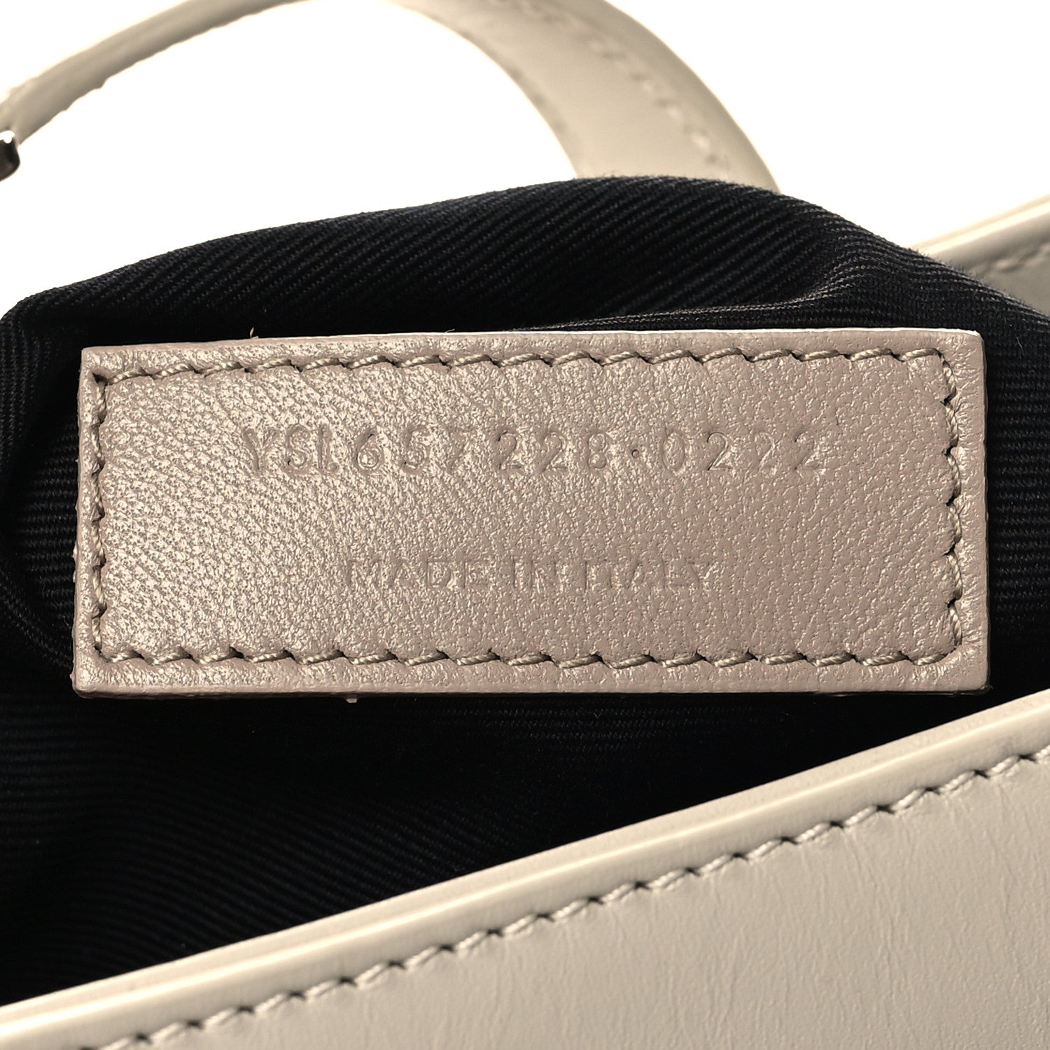 Saint Laurent Smooth Calfskin Le 5 A 7 Hobo Crema Soft 7 of 10
