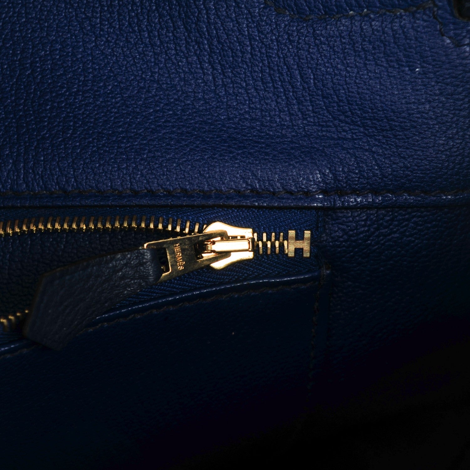 Hermes Taurillon Clemence Birkin 40 Bleu Saphir 19 of 24