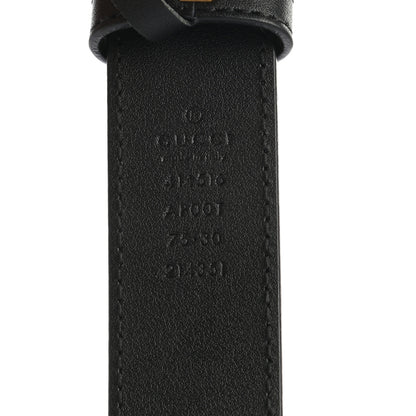 Gucci Calfskin Double G 30mm Belt 75 30 Black 5 of 5