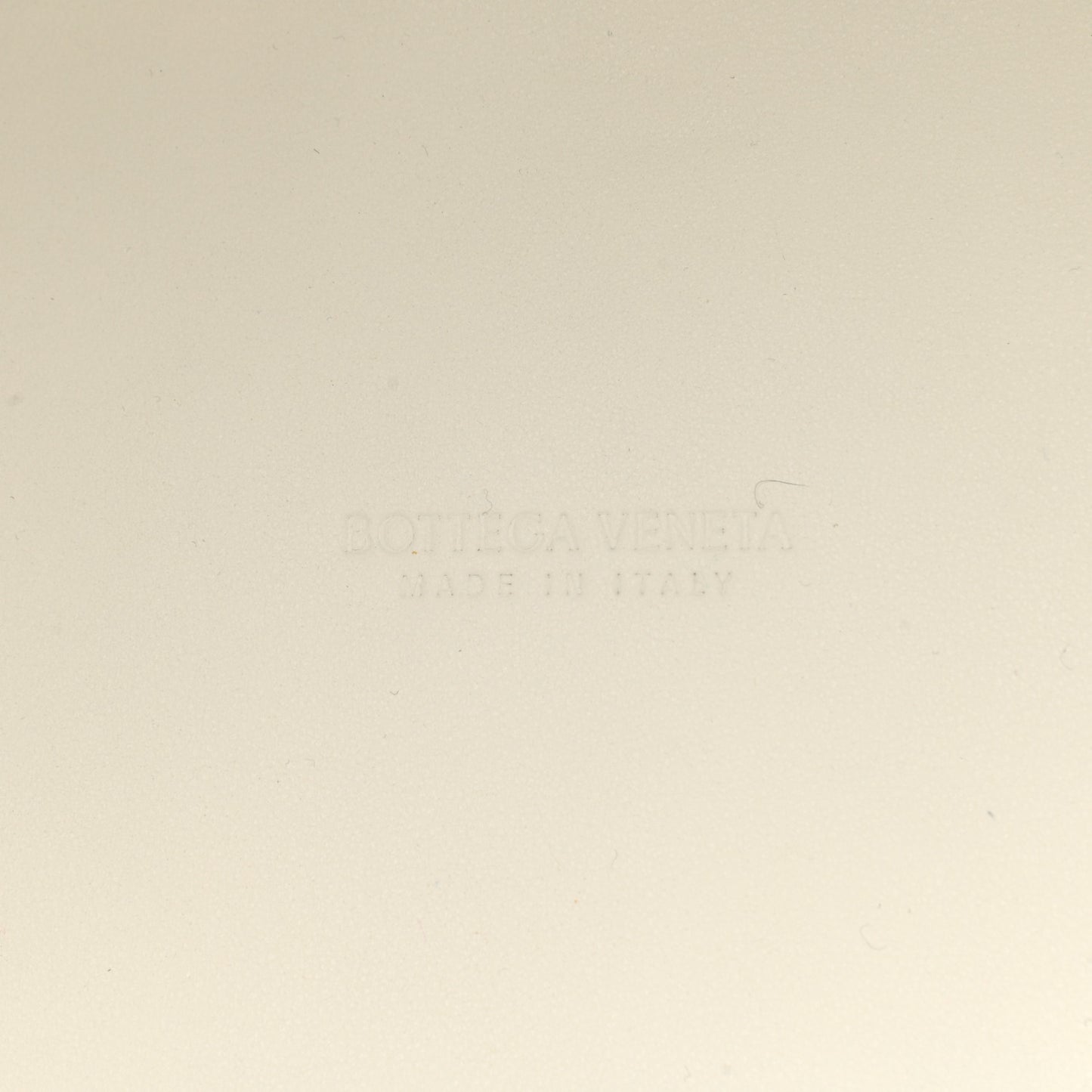 Calfskin The Point Weave Triangle Bag Chalk