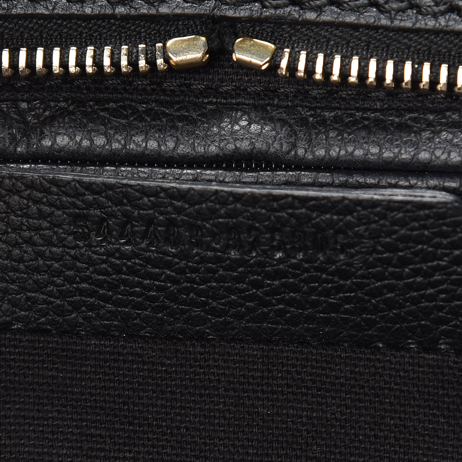 Alexander McQueen Pebbled Calfskin Large Skull Padlock Zip Around Tote Black 7 of 9