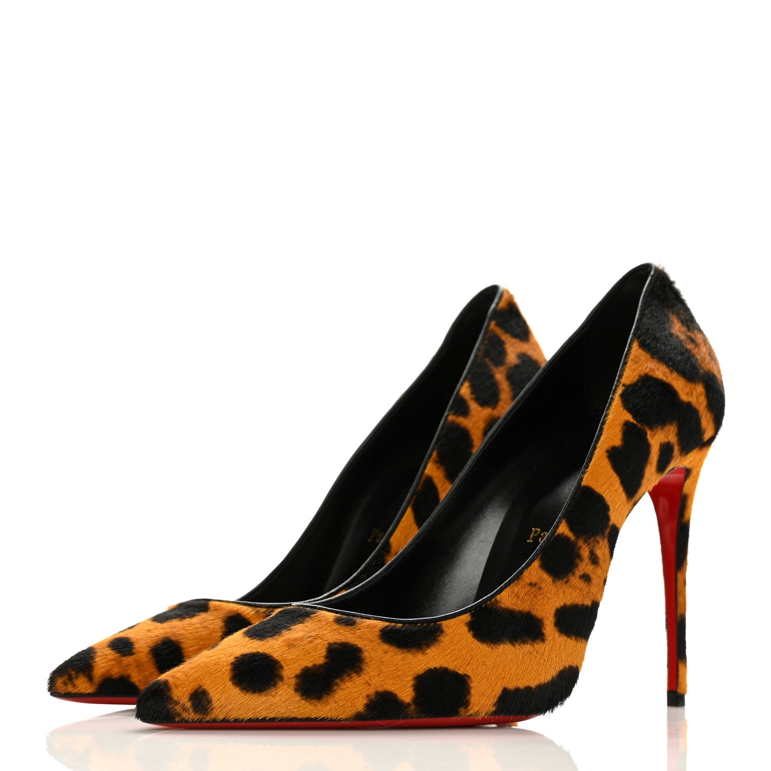 Christian Louboutin Calf Hair Leopard Kate 100 Pumps 37.5 Spicy 3 of 7