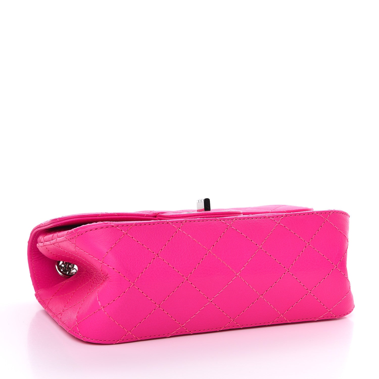 Chanel Goatskin Quilted 2.55 Reissue Mini Flap Fluorescent Pink 4 of 11