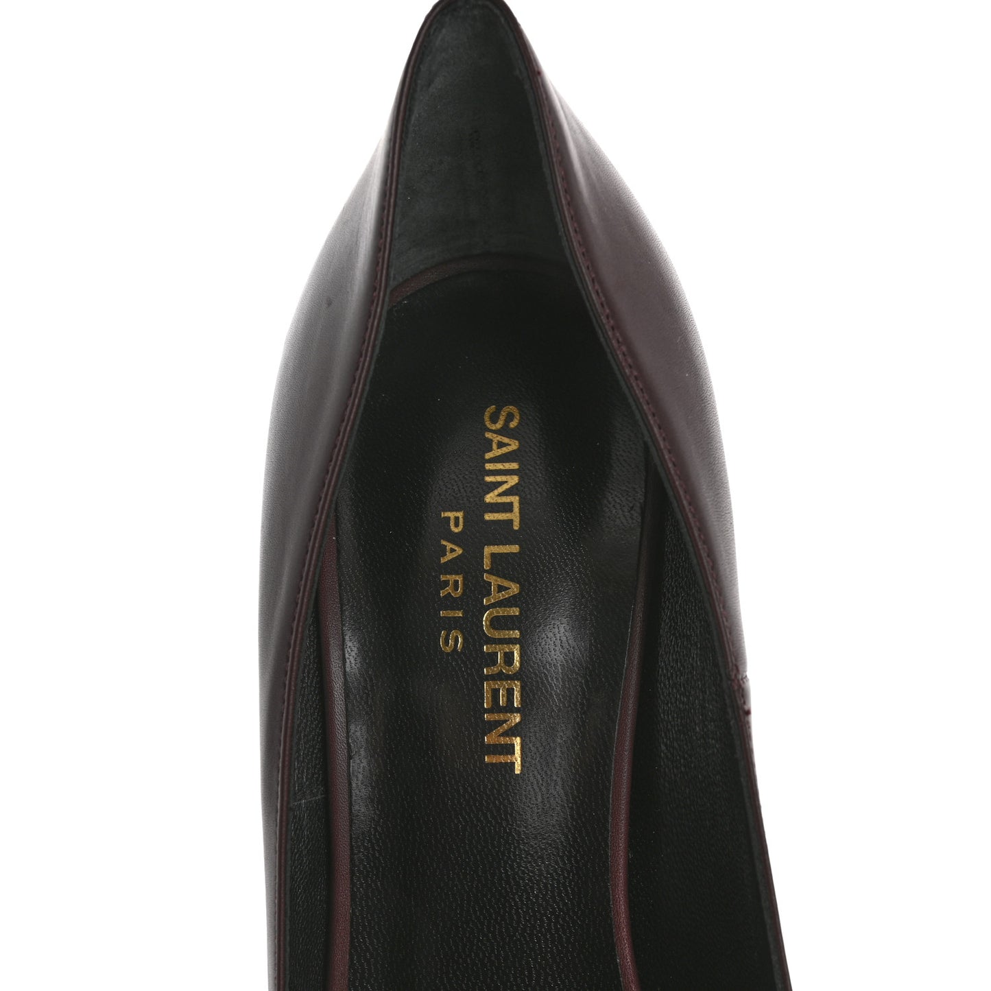 Calfskin Janis 105 Platform Pumps 38.5 Cordovan