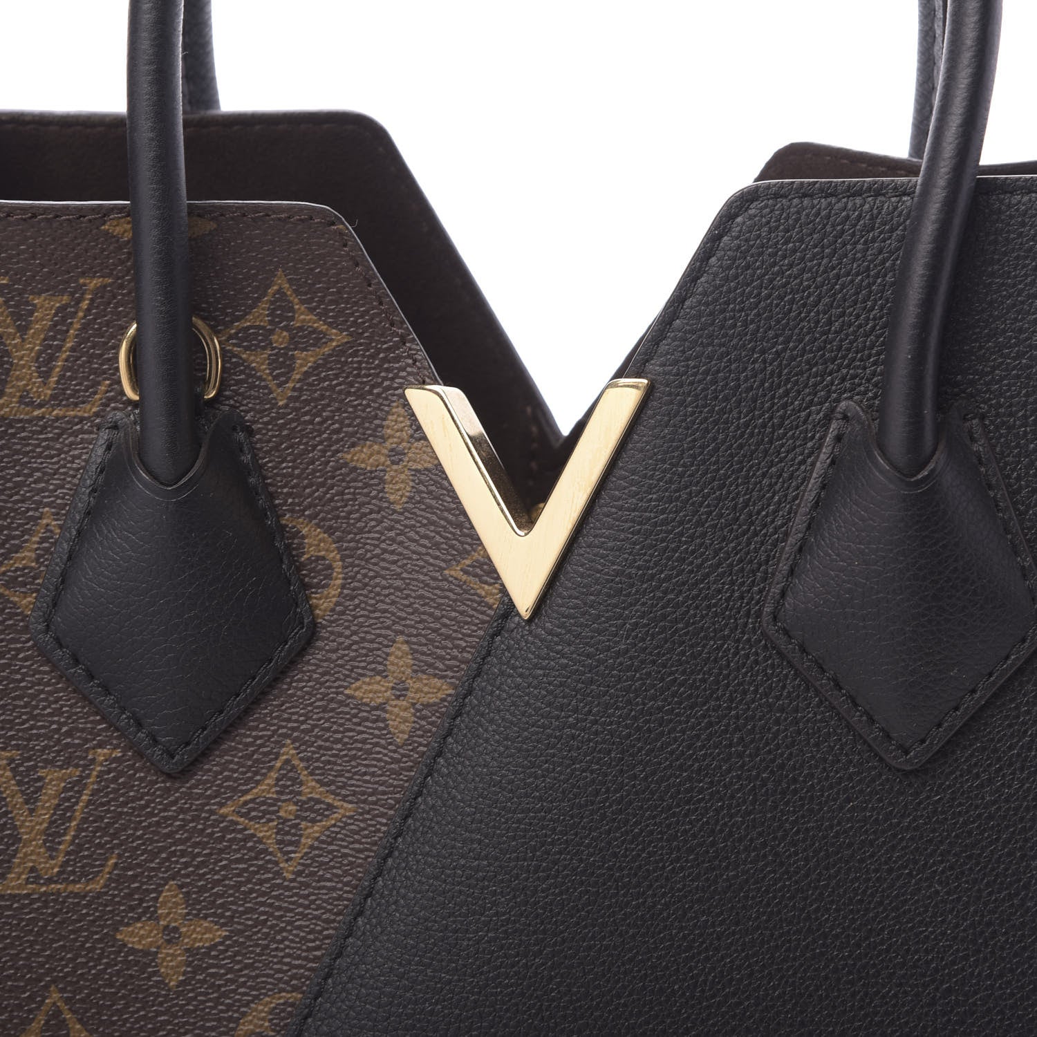 Louis Vuitton Calfskin Monogram Kimono Tote PM Black 6 of 8
