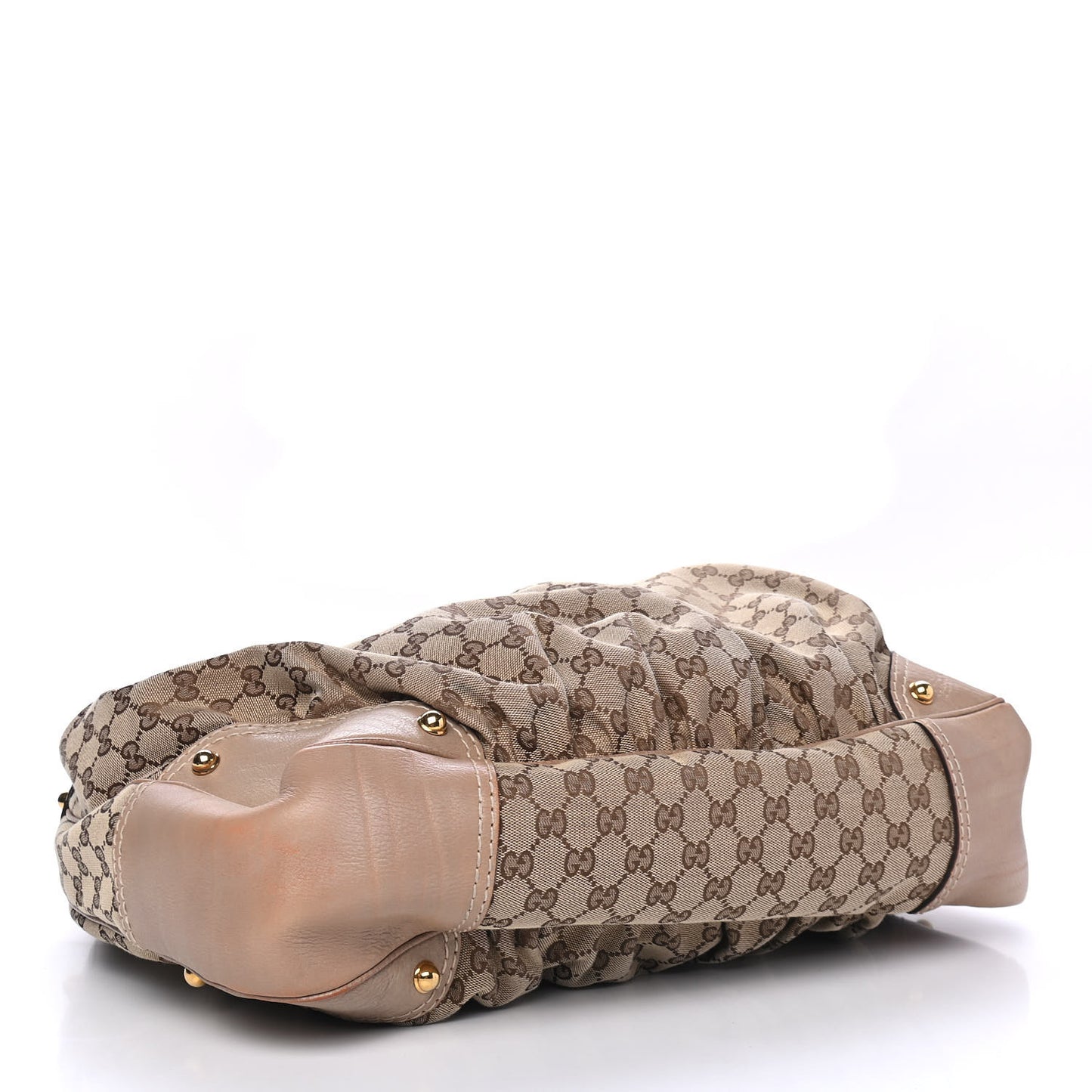 Monogram Large Jockey Hobo Beige