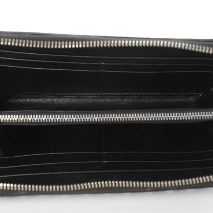 Prada Spazzolato Studded Zip Around Wallet Black 5 of 10