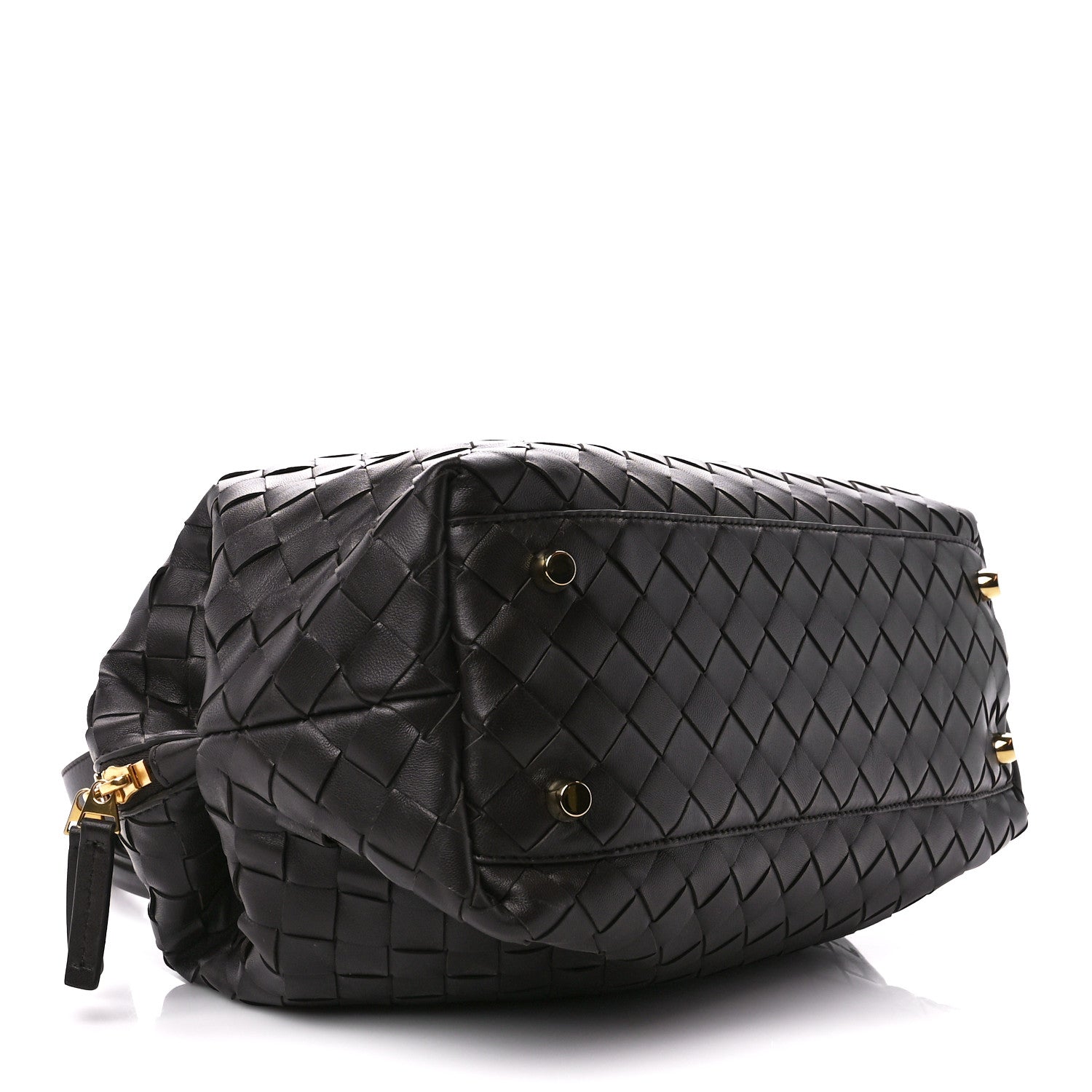 Bottega Veneta Nappa Intrecciato Bauletto Ebano 4 of 11