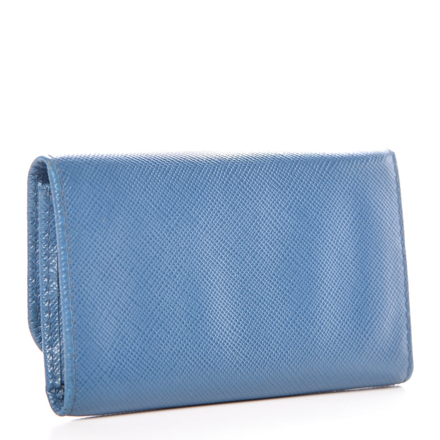 Saffiano Metal 6 Key Holder Cobalto