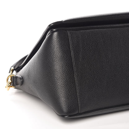Mulberry Small Classic Grain Stud Tote Black 6 of 9