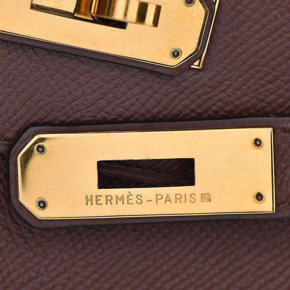 Hermes Courchevel Retourne Kelly 32 Chocolate 23 of 37