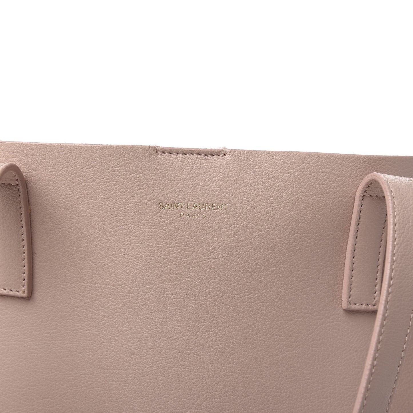 Calfskin Large Shopping Tote Pale Blush