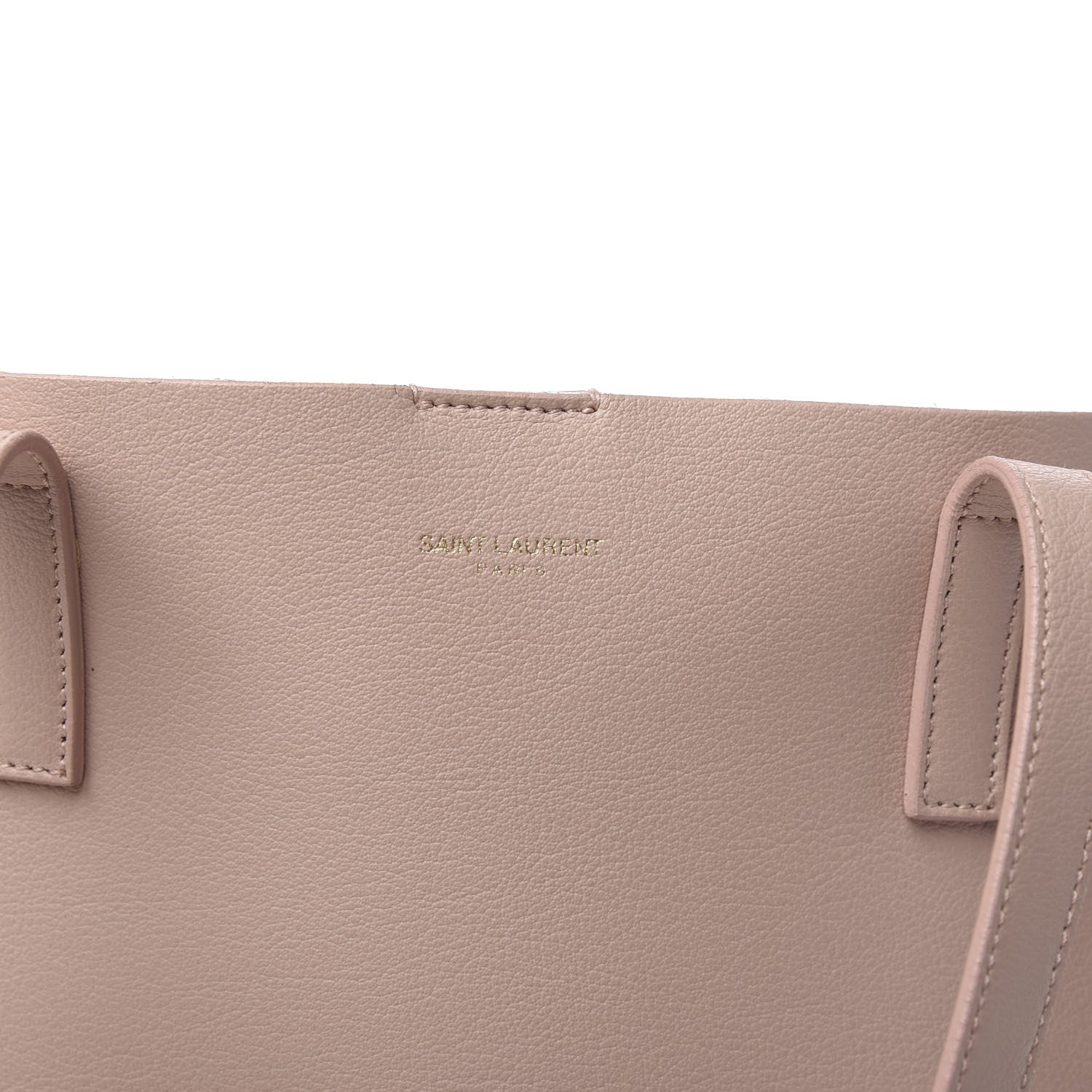 Saint Laurent Calfskin Large Shopping Tote Pale Blush 12 of 12