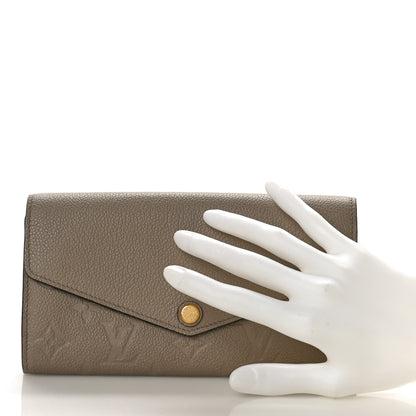 Louis Vuitton Empreinte Sarah Wallet NM Tourterelle 2 of 10
